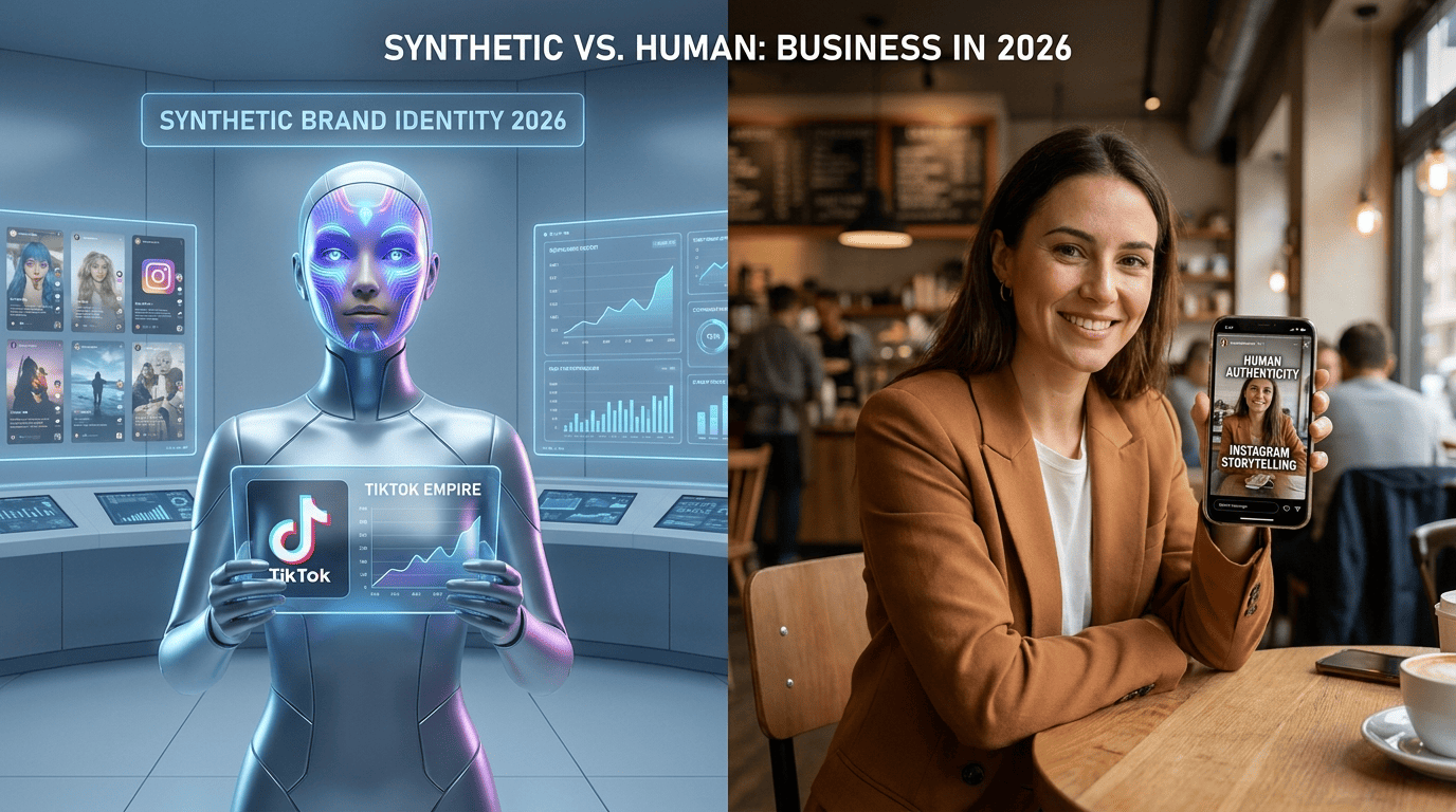 Avatar IA influenceur virtuel identité synthétique et dilemme stratégique 2026
